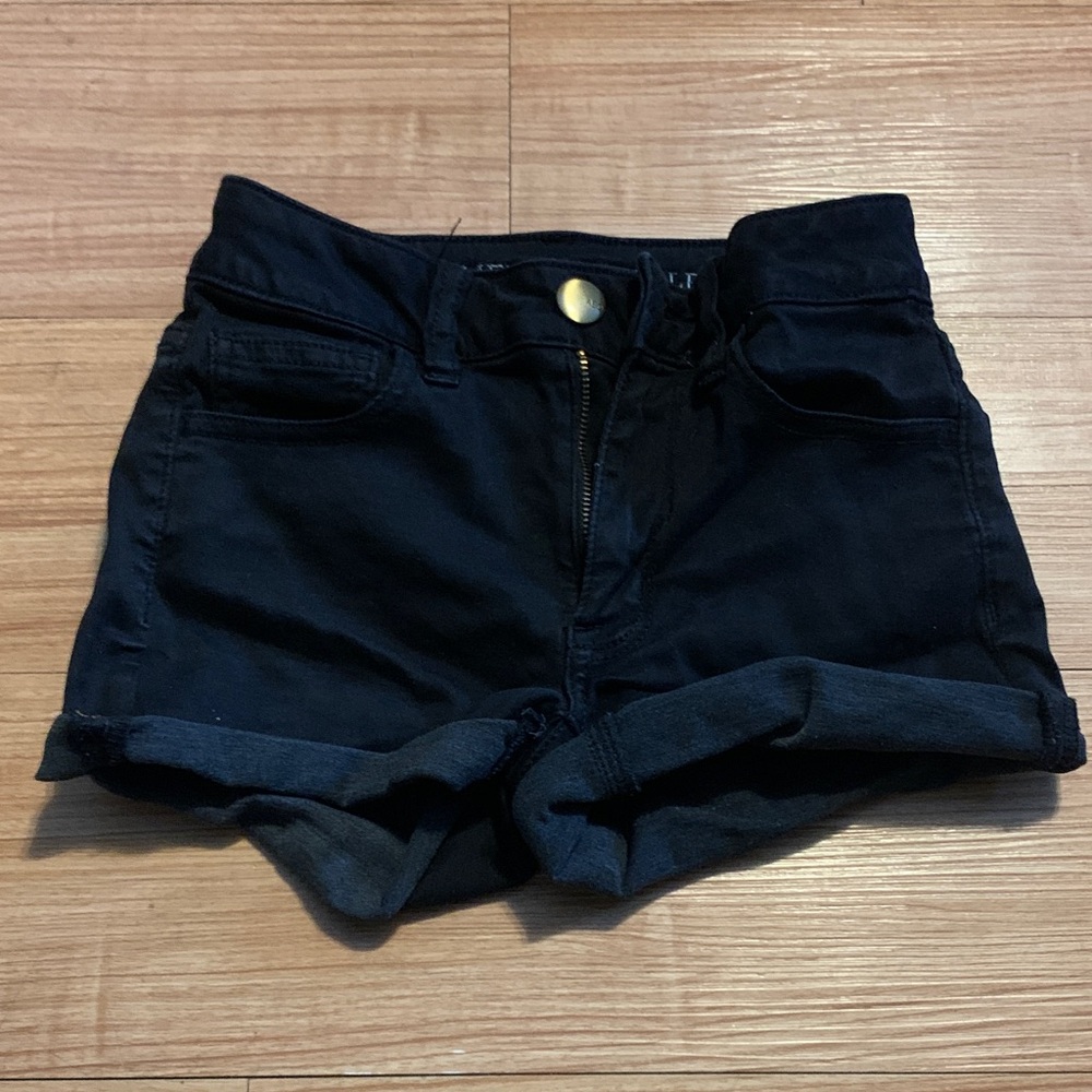 American Eagle Outfitters High Waist Black Shorts